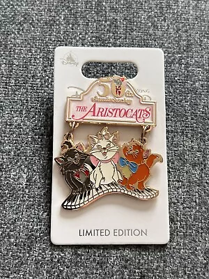 Hong Kong Disney Pin 2020 The Aristocats 50th Anniversary Marie Pin LE600 • £30