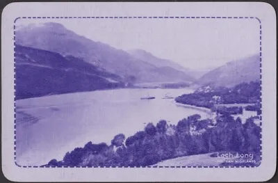 Playing Cards Single Card Old Vintage LNER RAILWAY TRAIN Advertising LOCH LONG A • £3.13
