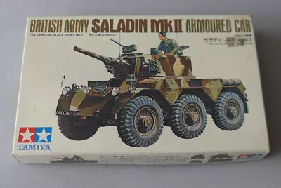 1:35 Tamiya Saladin Mk.II British Army Armoured Car Model Kit • £10.50