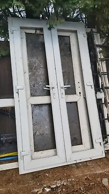 £50 • Buy White Upvc Patio French Door And Frame Used