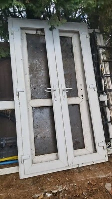 £50 • Buy White Upvc Patio French Door And Frame Used