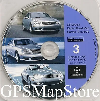 2002 2003 2004 Mercedes Benz SL600 SL500 SL55 AMG Navigation CD #3 North Central • $43