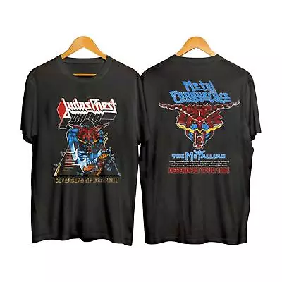 RARE!! Vintage Judas Priest 1984 Defenders Of The Faith Tour Dates T-Shirt S-3XL • $25.99