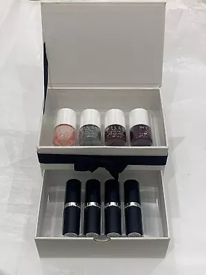 Jack Wills 8 Piece Lipstick And Nail Polish Gift Set For Women BOXED • £19.99