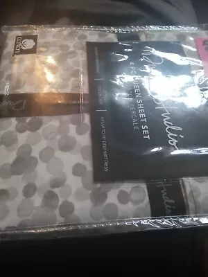 Vince Dwell Studio Designer Queen Sheet Set Gray For R New • $60