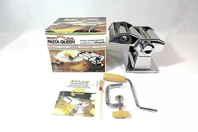 Himark Pasta Queen Noodle Making Machine Pasta Roller By Marcato Made In Italy • $49.99