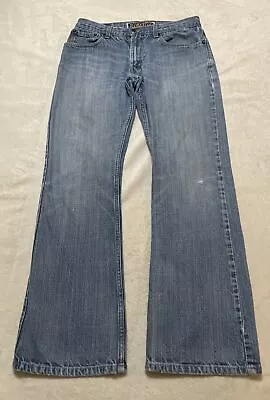 Levis 527 Jeans Mens 32x32 Blue Denim Regular Fit Bootcut Low Rise Medium Wash • $22.95