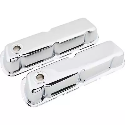 Speedway SBF Small Block Ford 260 289 302 351W V8 Chrome Plated Valve Covers • $37.99