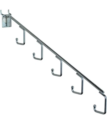 $37.48 • Buy Azar 15  (L) 5-Station Waterfall Faceout Hooks Chrome 10/Pk 700860