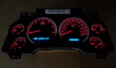 Silverado Yukon Sierra Tahoe Instrument Gauge Cluster Speedometer Red Leds • $224.99