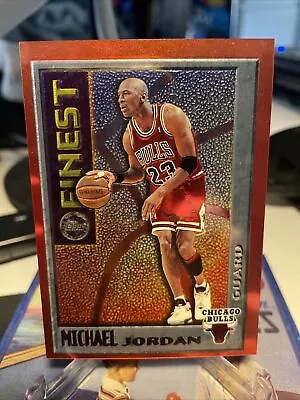 1995-96 Topps Finest Mystery - Michael Jordan - Orange Border  #M1 • $30