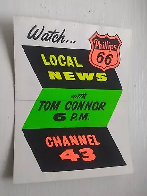 Vintage Philips 66 Poster Original Concept Art Painting Local News Tom Connor  • $19.99