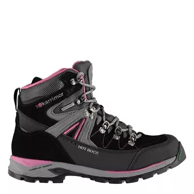 Karrimor Hot Rock Ladies Walking Boots Black Size UK 6 (REF21) (BROKEN) • £22.99