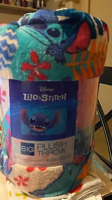 New Disney Lilo & Stitch Aloha The Big One Oversized Plush Throw Blanket 5x6 Ft • $29.95