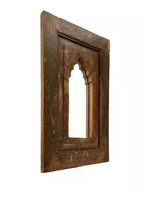 Mirror Wood Wall Mount Vintage Moroccan Style Home Decor • $181.10