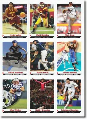 2012 Matt Barkley Sports Illustrated 9 Card Lot  Uncut Sheet  W/h Ronaldo!  • $14.95