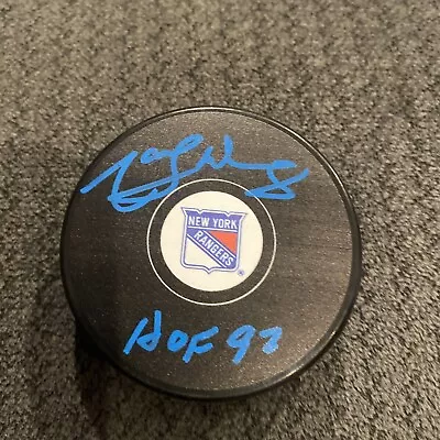 Marcel Dionne Signed New York Rangers Puck JSA Certified • $29.99