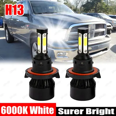 H13 LED Headlight Bulbs Kit For Dodge Ram 1500 2500 3500 2006-2011 High Low Beam • $13.98