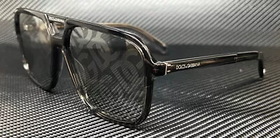 DOLCE & GABBANA DG4354 3160AL Light Grey Men's 61 Mm Sunglasses • $182.25