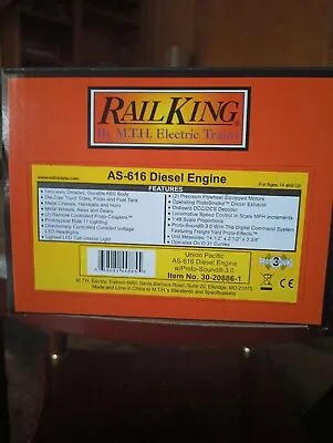$325 • Buy Rail King AS-616 Diesel Engine Proto Sounds 3.0