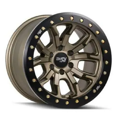 Dirty Life 9303 DT-1 17x9/5x127 BP/-12mm Offset/78.1mm Hub Satin Gold Wheel • $385.99