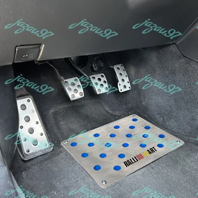 For JDM Ralliart Car Anti Skid Floor Mat Carpet Rest Pedal Pad Cover 11.5  X8.5  • $24.84