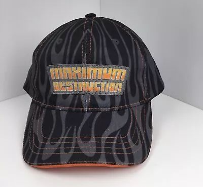 Monster Jam Maximum Destruction Adult Flexfit Strapback  One Size Hat. • $12