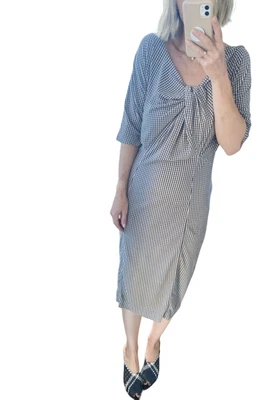 $89.99 • Buy Scanlan Theodore Twist Front Dress | Pencil, Lightweight, STRETCH Fits Sz 8-12
