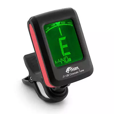 Tiger Clip On Chromatic Guitar Tuner - Electric Acoustic  Bass & Ukulele • £9.95