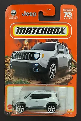 2023 Matchbox '19 Jeep Renegade White Number 40/100 • $1.98