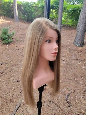 $275 • Buy European Human Hair Wig Kosher Pony Sheitel/Wig Blonde With Lighter Balayage
