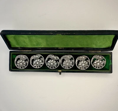 £120 • Buy Antique Arts And Crafts Sterling Silver Buttons In Original Box