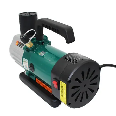 220V Rotary Vane Vacuum Pump Single Stage Lab Refrigerator Pump 1/6HP 1.8CFM NEW • $151.99