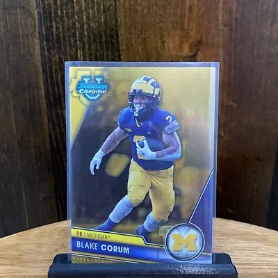 Blake Corum Bowman Chrome University  True Gold #31/50 Michigan - Color Match   • $35