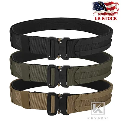 KRYDEX Tactical Belt 1.75 Inch Heavy Duty Belt Rigger Belt Quick Release Nylon • $42.95