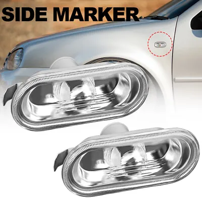 Clear Lens Side Marker Light For 99-04 VW Golf Jetta Mk4/98-04 Passat B5 B5.5 • $8.99