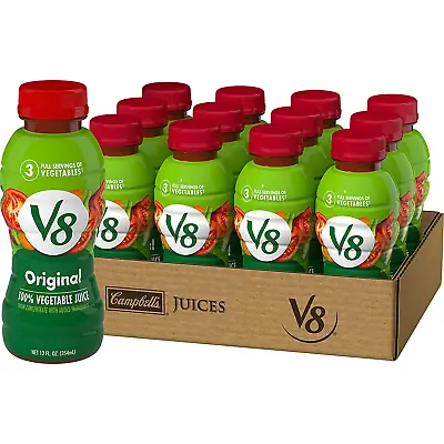 $36.37 • Buy V8 Original 100% Vegetable Juice, Blend With Tomato 12... 