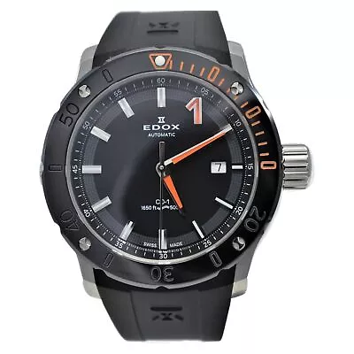 Edox 80099 3O NINO Men's Chronoffshore-1 Black Automatic  Watch • $489
