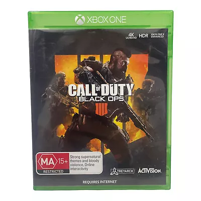 *NO DISC* Call Of Duty: Black Ops 4 IIII - Microsoft Xbox One • $5.90