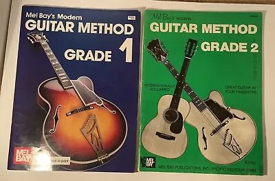 Mel Bay’s Modern Guitar Method Grade 1 & 2 Songbooks • $15