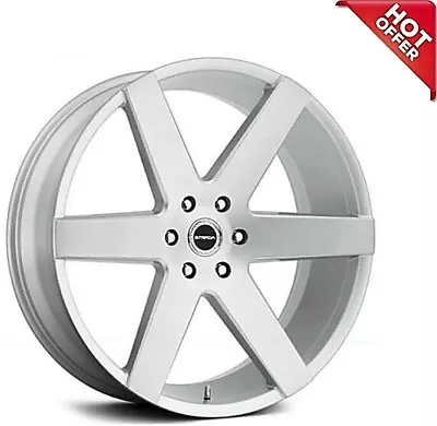 4ea 22  Strada Wheels Coda Silver Brushed Rims (S10) • $1169