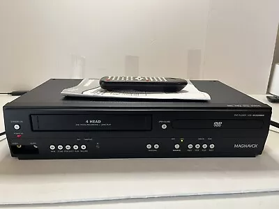 Magnavox DV220MW9 DVD VCR Combo Player With Remote VHS Works DVD NOT READING • $52.20