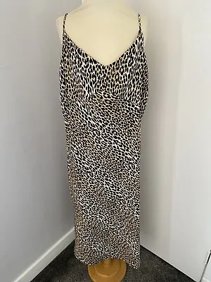 £12.99 • Buy Ladies Levi’s Animal Print Midi Dress Size L Large UK 14