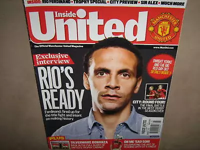 INSIDE UNITED MAGAZINE May 2010 SOCCER MANCHESTER RIO • £11.79