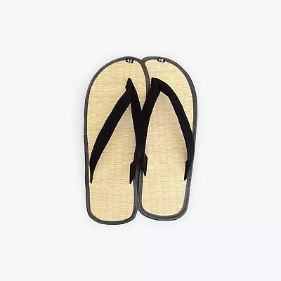 Men Flat In/Outdoor Comfortable Non-Slip Summer Bamboo Rattan Insole FlipFlop • $15.45