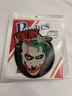 Joker Iron-on Patch DC Comics Arkham Asylum Batman Heath Ledger Fandom Applique • $9.95