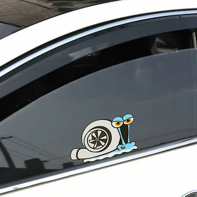 Turbo Snail Funny Car Sticker Bumper Window Trunk Decal Decor Styling Accessory • $2.70