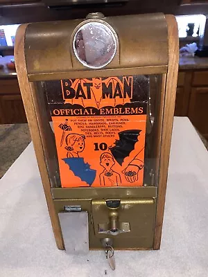 Victor Grand Dad 1966 Batman Original Rings Vending Machine • $800