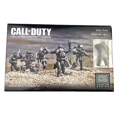 Mega Bloks Call Of Duty SEAL Team 06824 Collector Construction Set NEW SEALED • $84.22