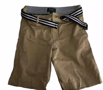 Polo Ralph Lauren Shorts Aged 14 Years With Belt • £5